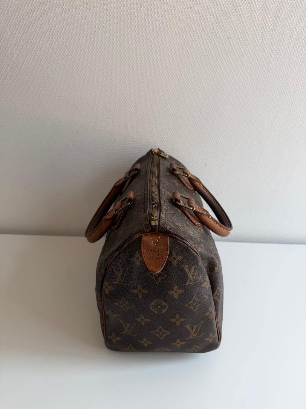 Speedy 25 en toile Monogram marron