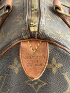 Speedy 25 en toile Monogram marron