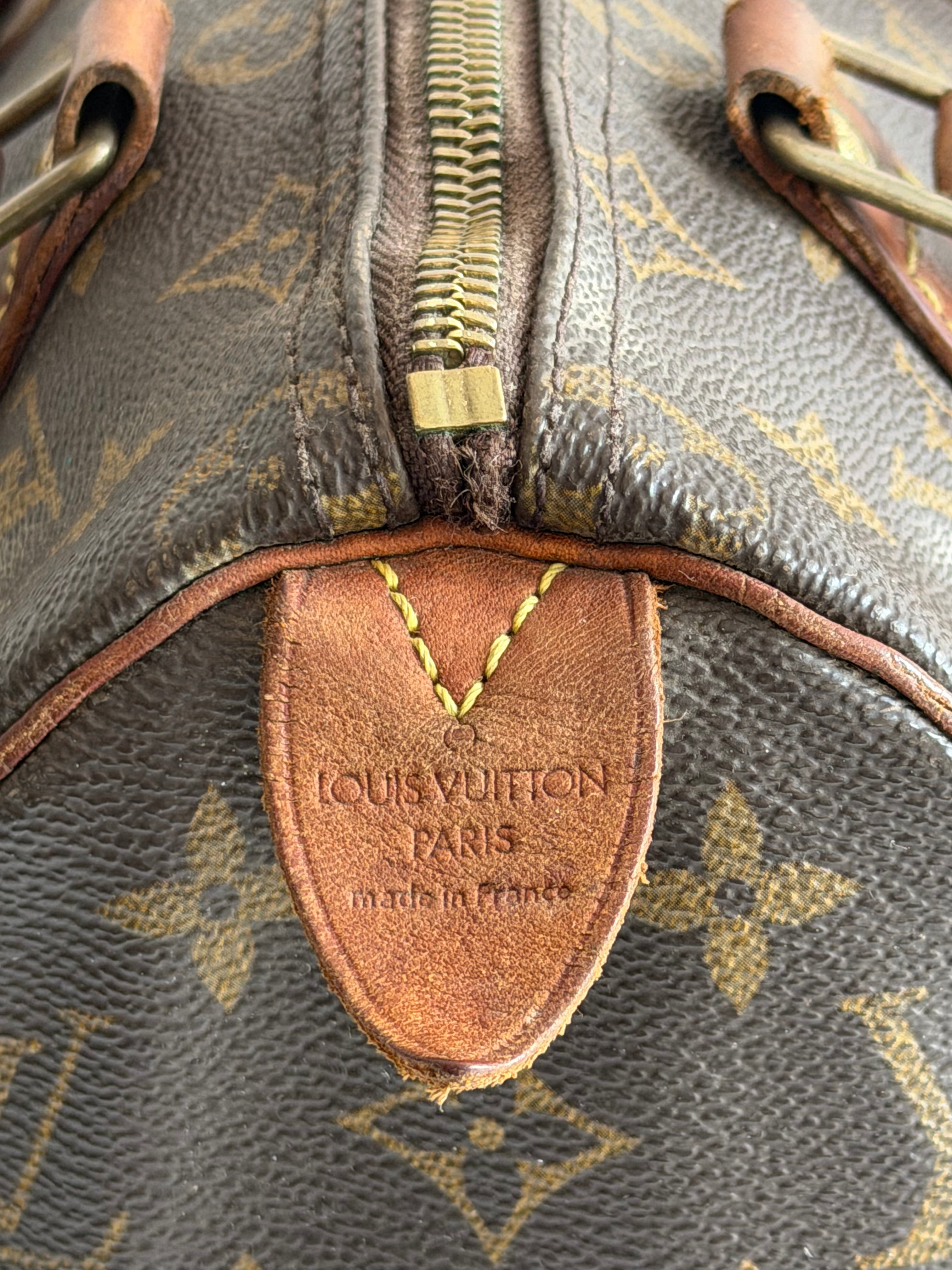 Speedy 25 en toile Monogram marron