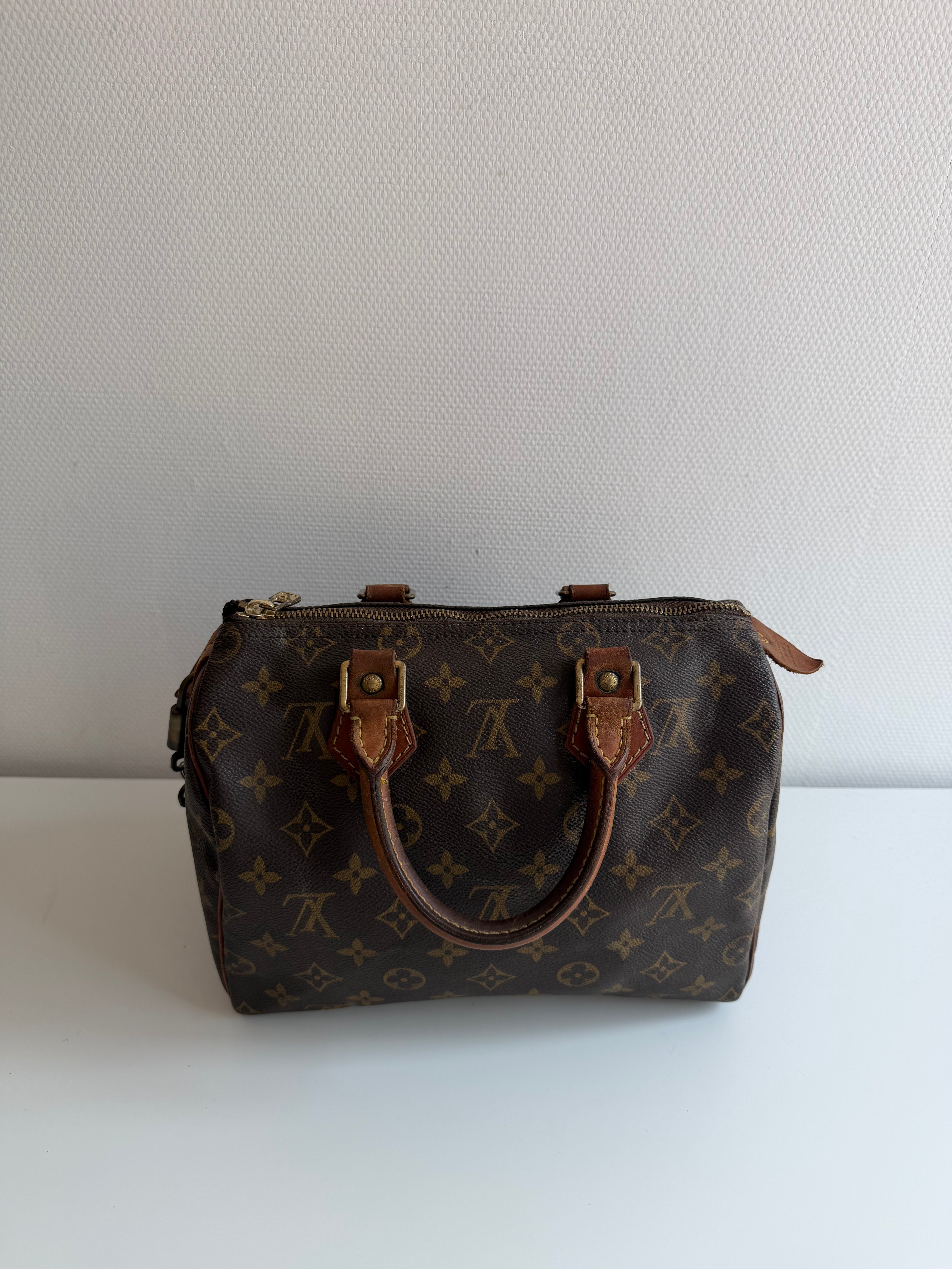 Speedy 25 en toile Monogram marron