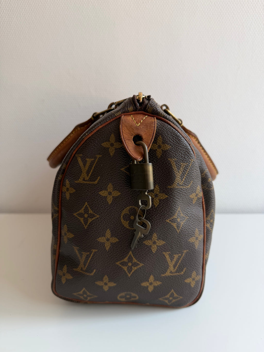 Speedy 25 en toile Monogram marron