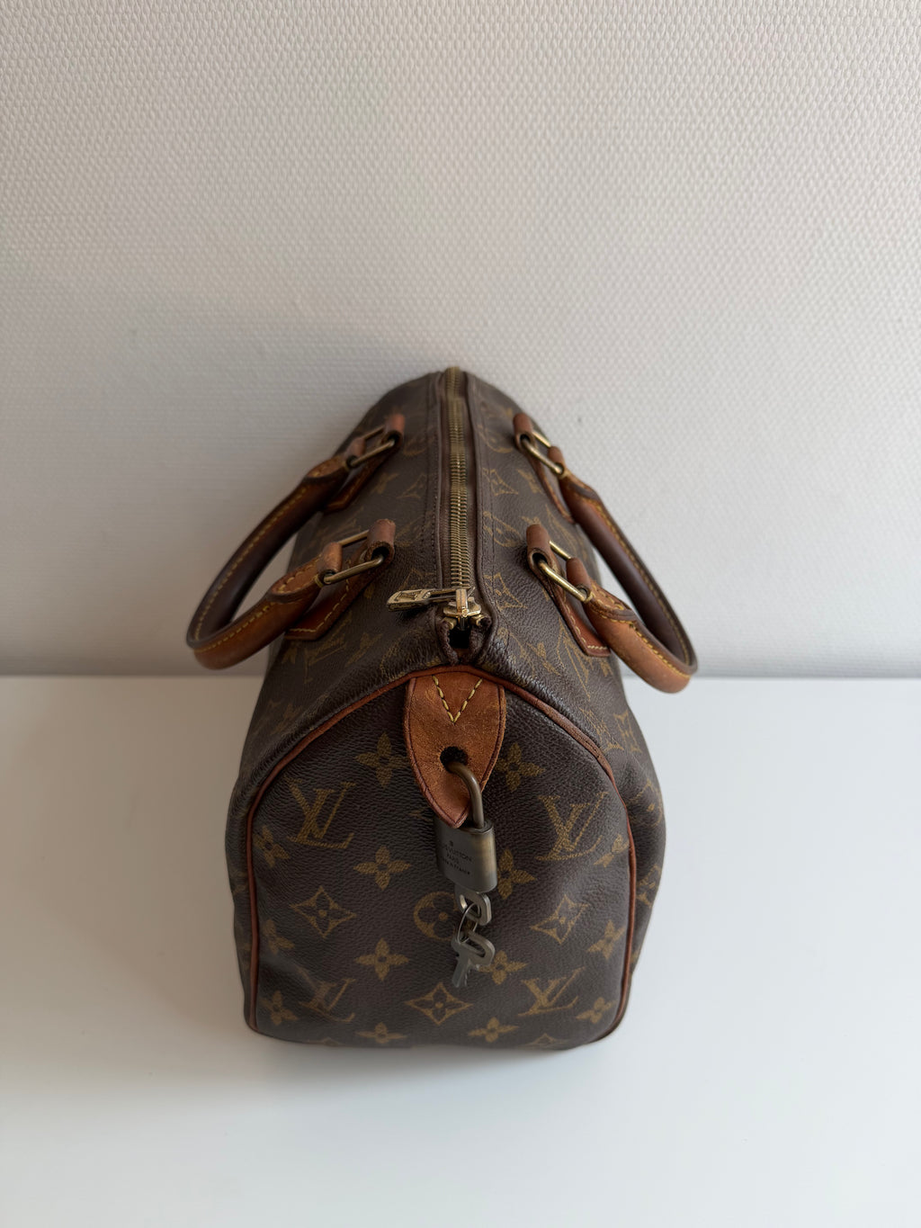 Speedy 25 en toile Monogram marron