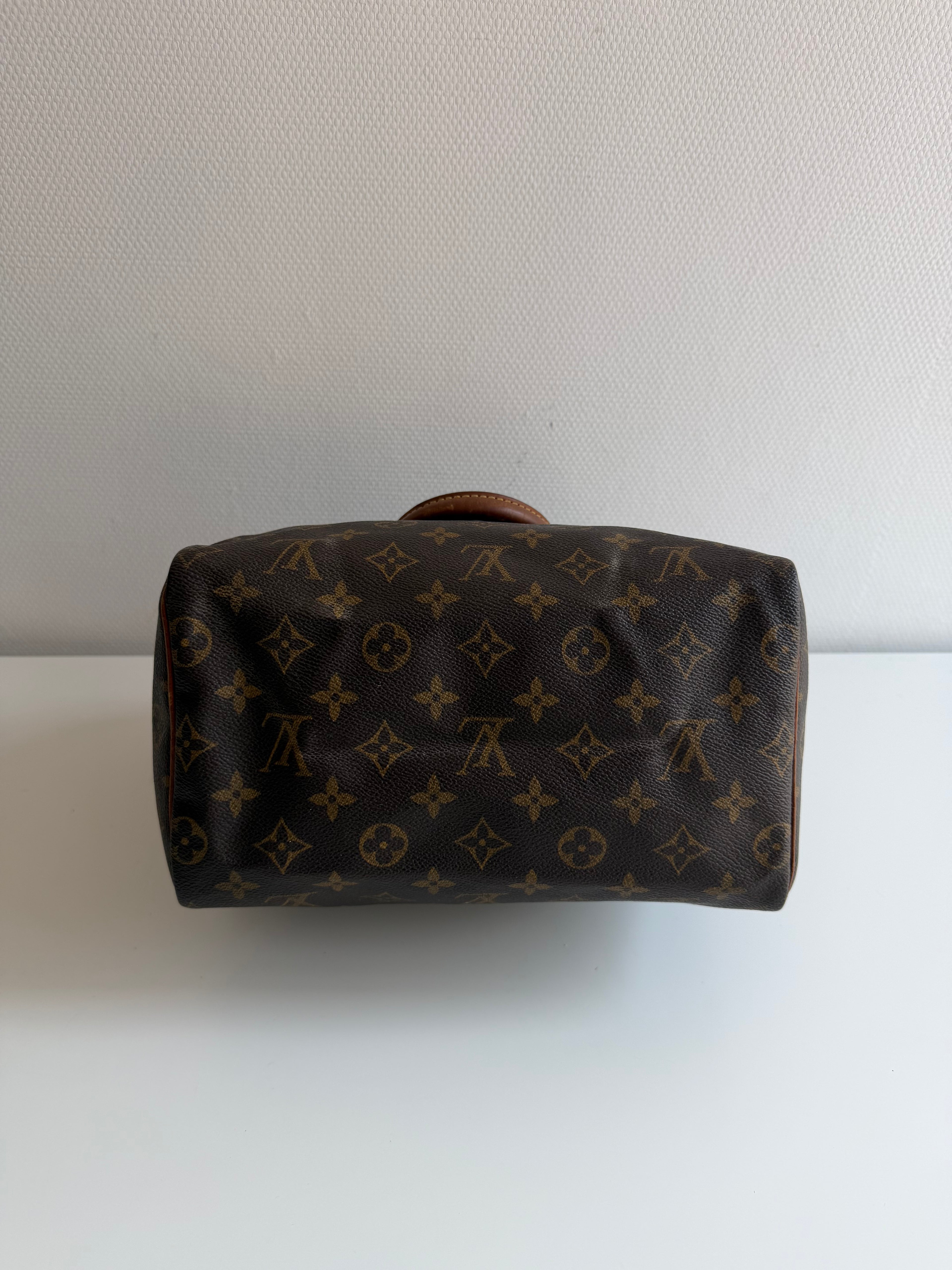 Speedy 25 en toile Monogram marron