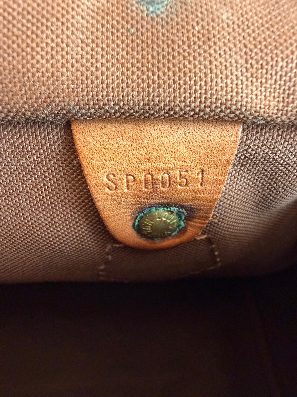 Speedy 25 en toile Monogram marron