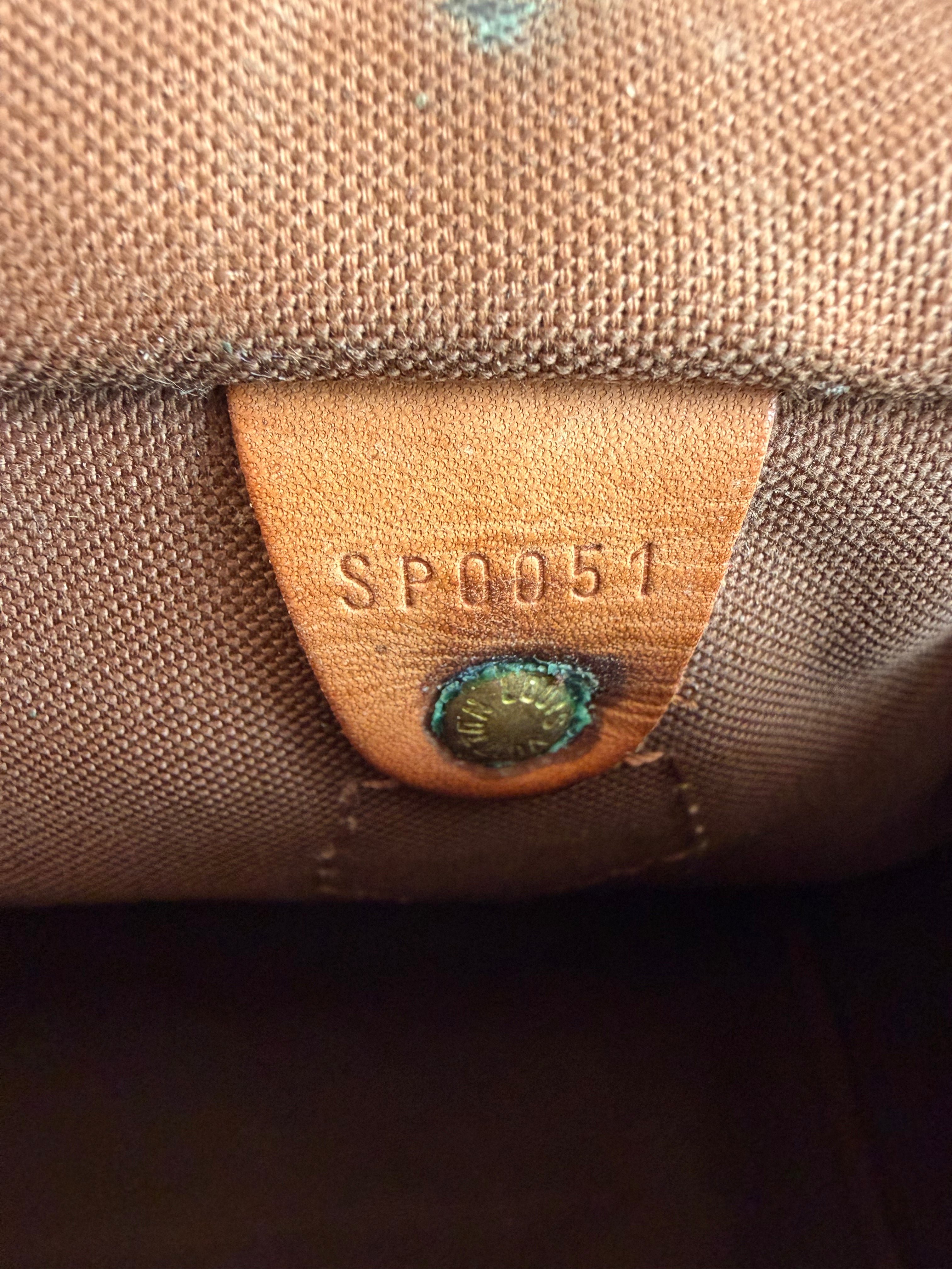 Speedy 25 en toile Monogram marron