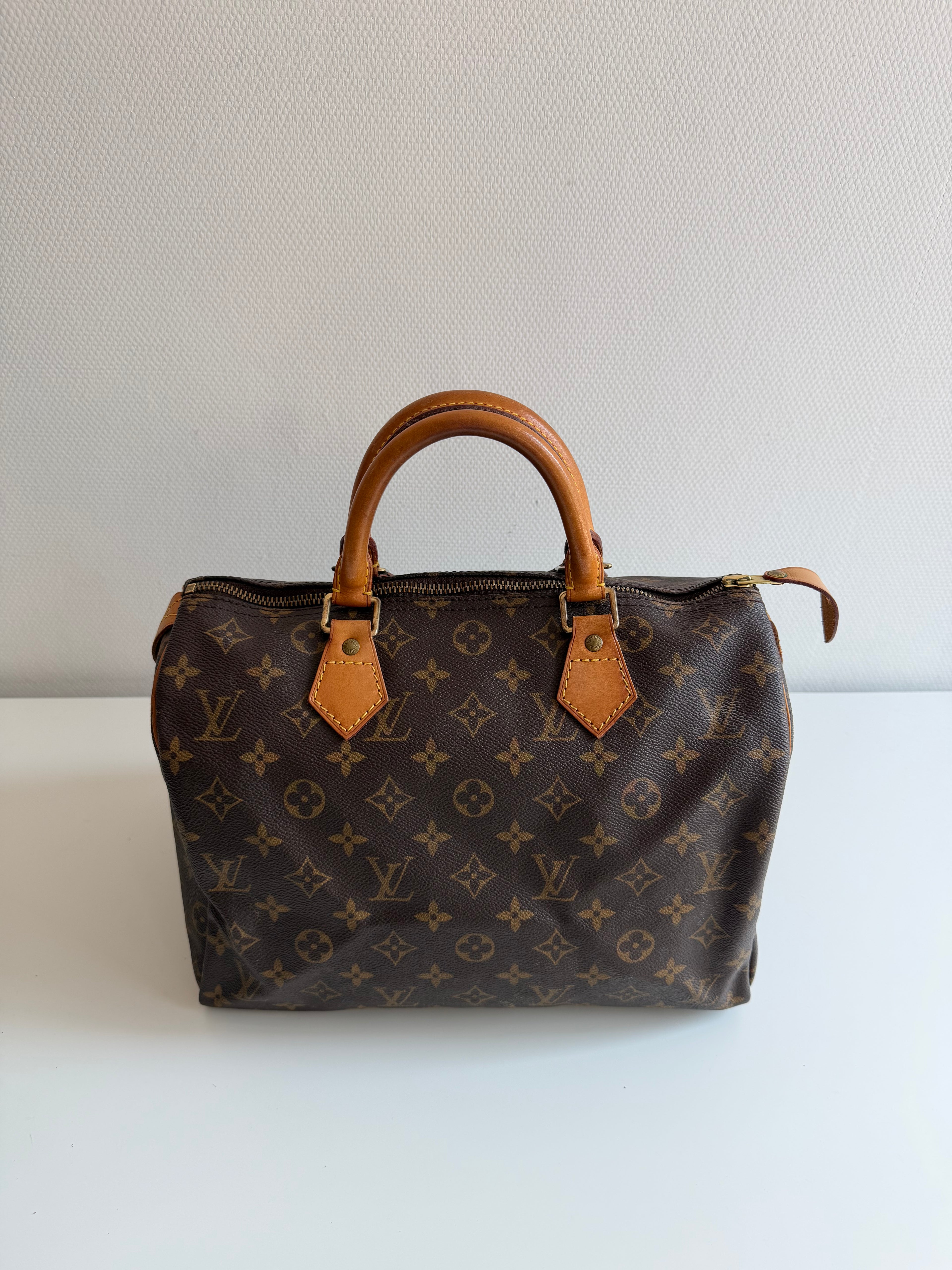 Speedy 30 en toile Monogram marron