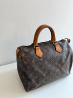 Speedy 30 en toile Monogram marron