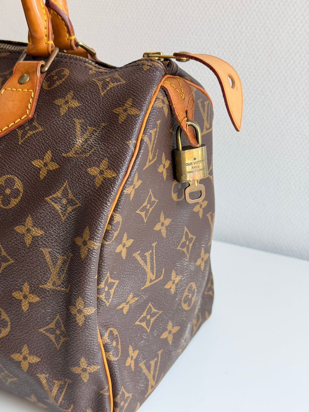 Speedy 30 en toile Monogram marron