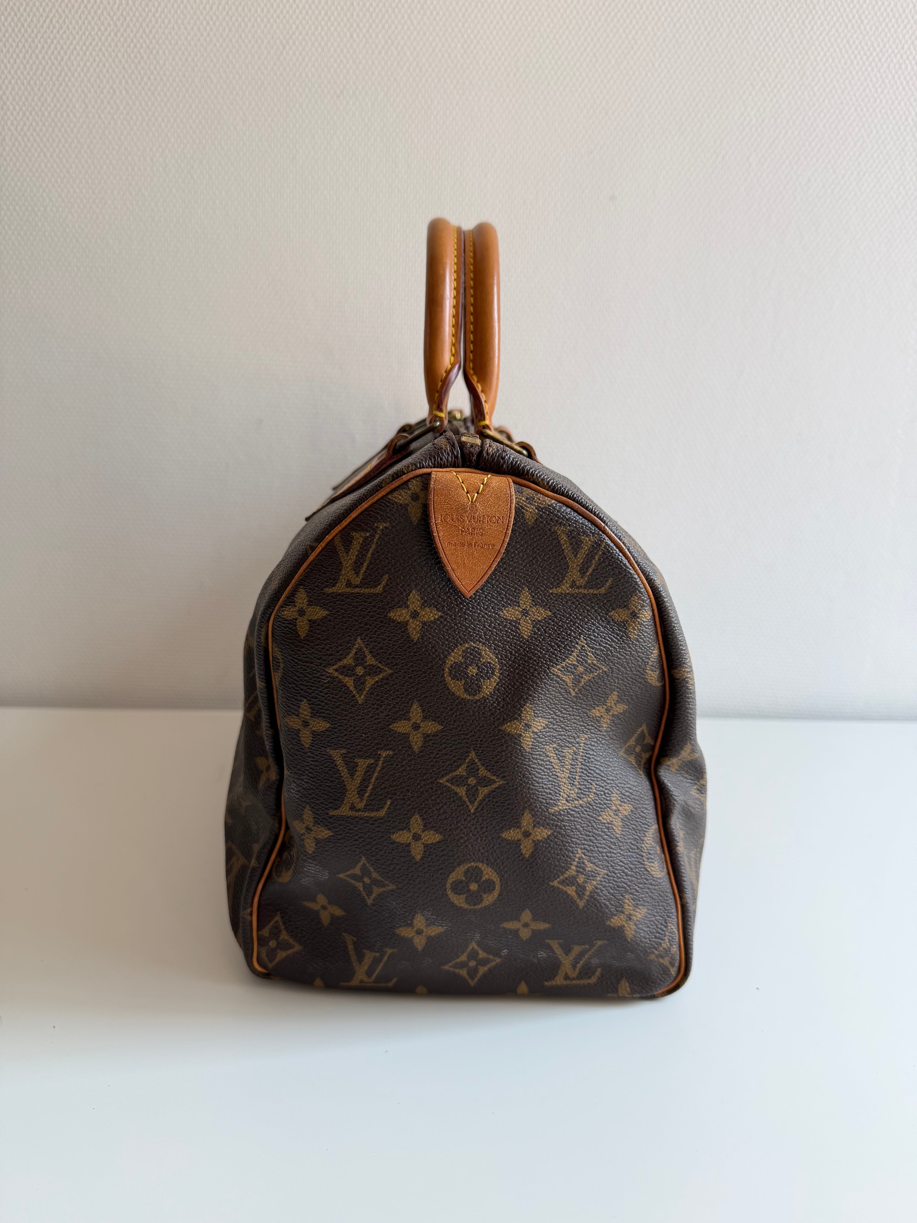 Speedy 30 en toile Monogram marron