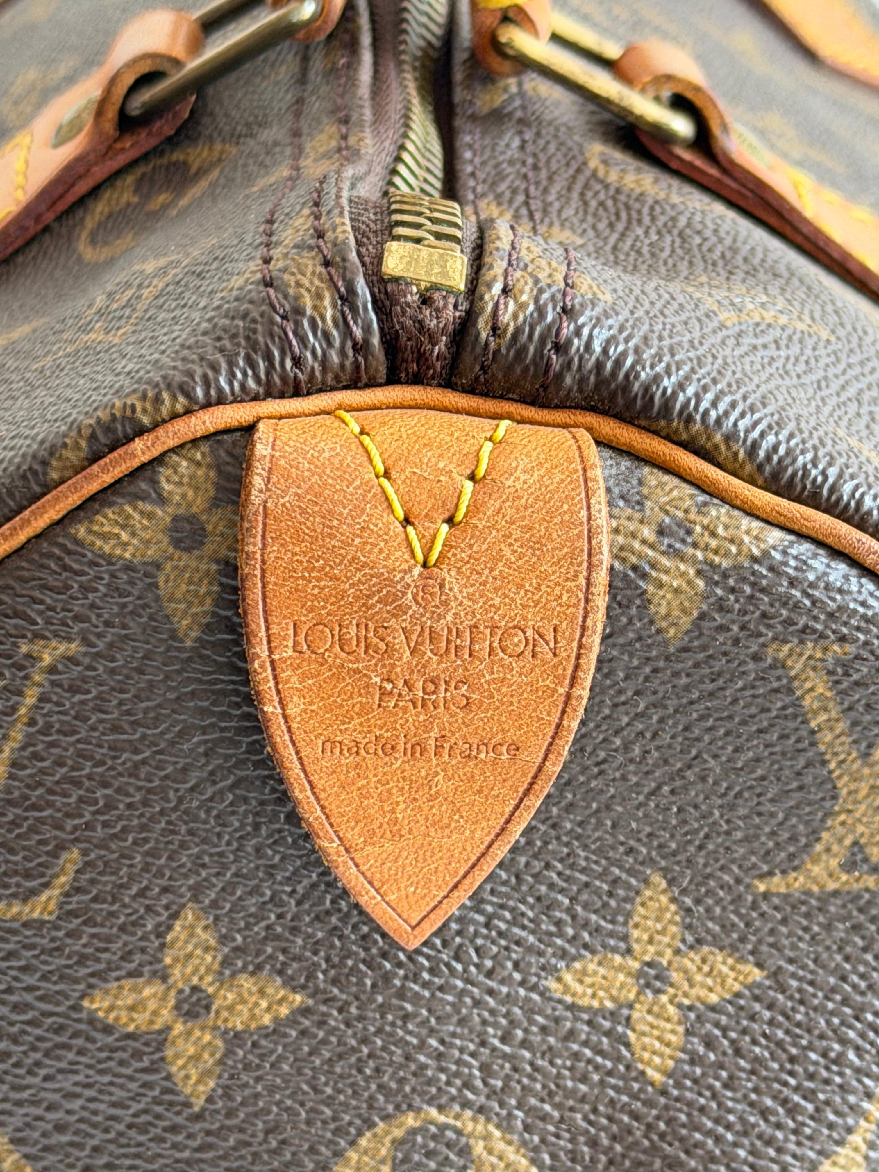 Speedy 30 en toile Monogram marron