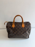 Speedy 30 en toile Monogram marron