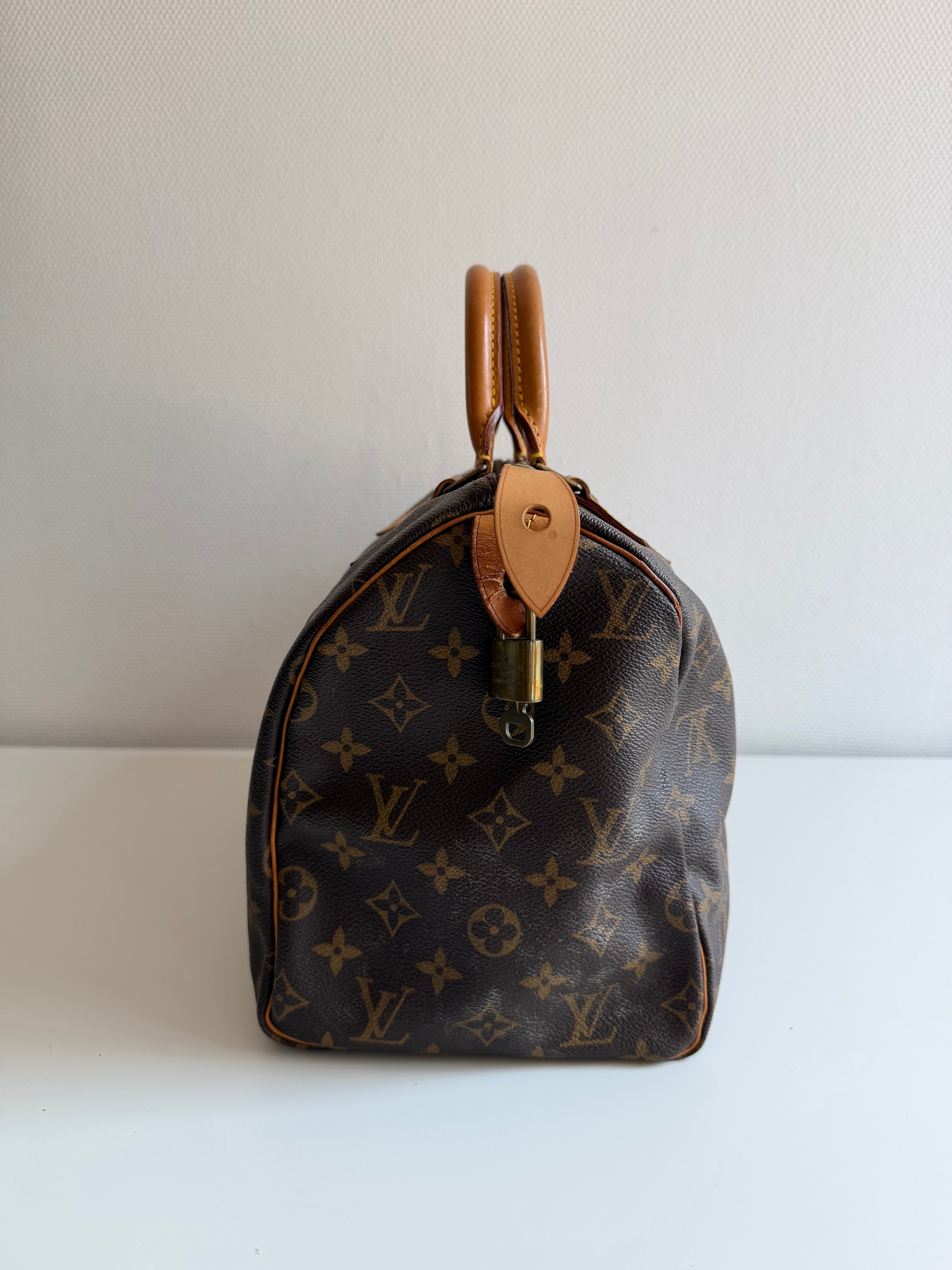 Speedy 30 en toile Monogram marron