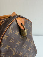 Speedy 30 en toile Monogram marron