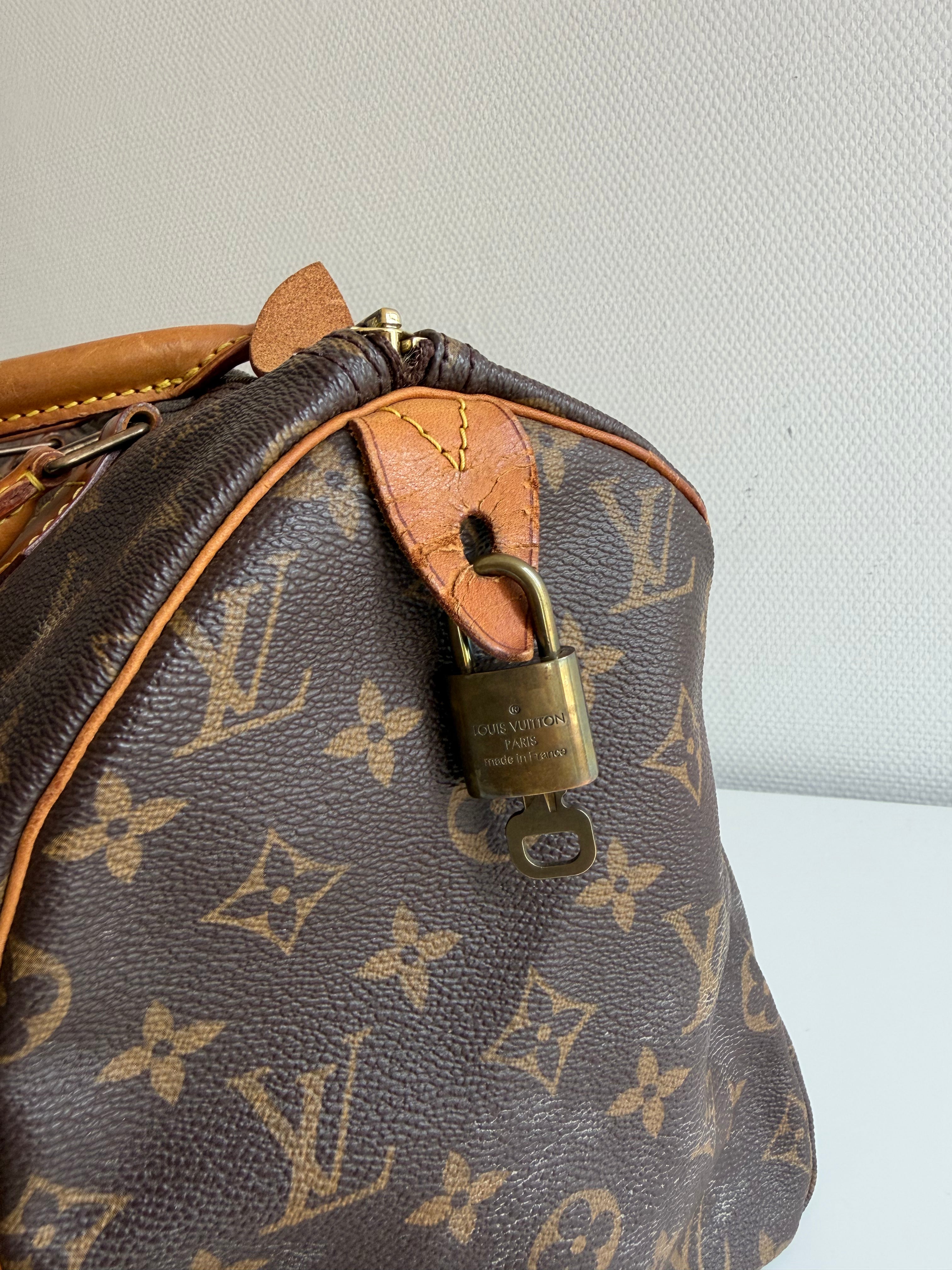 Speedy 30 en toile Monogram marron