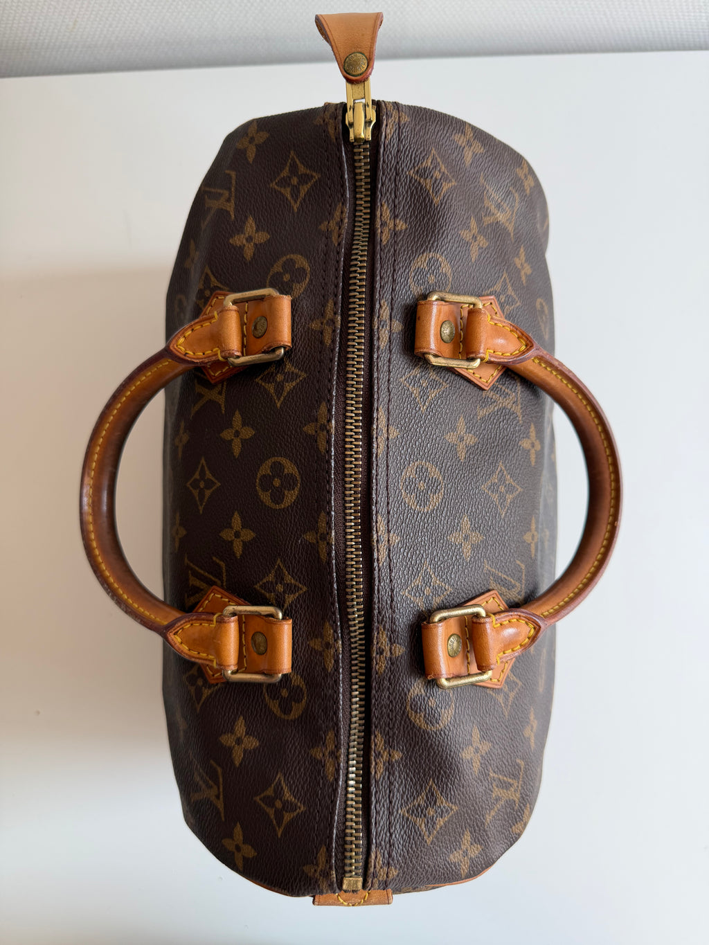Speedy 30 en toile Monogram marron