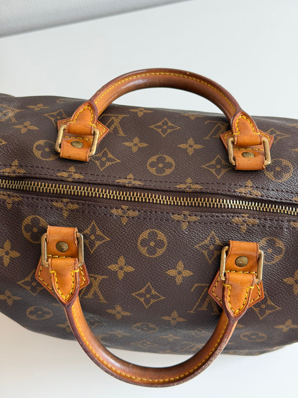Speedy 30 en toile Monogram marron
