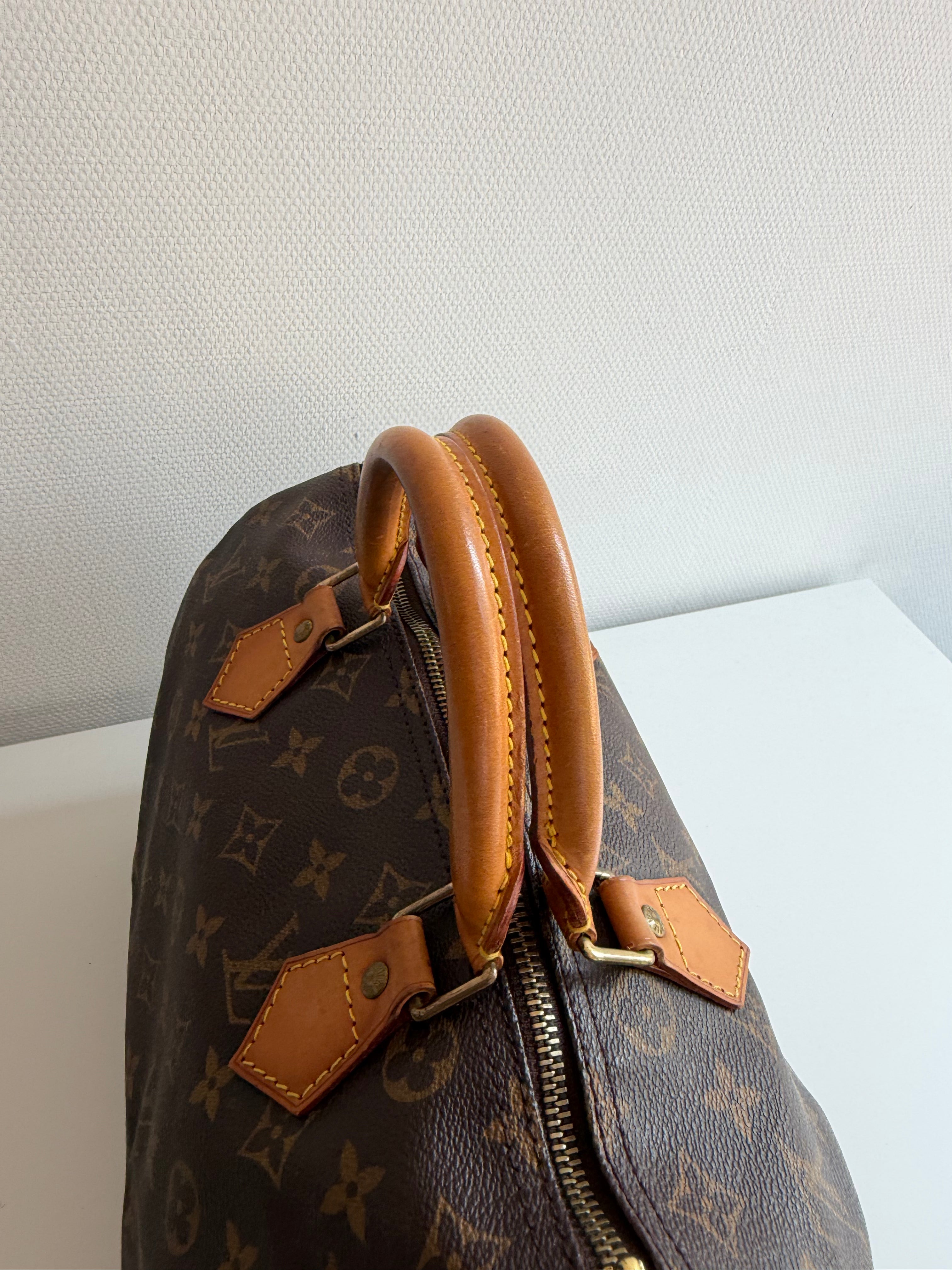 Speedy 30 en toile Monogram marron