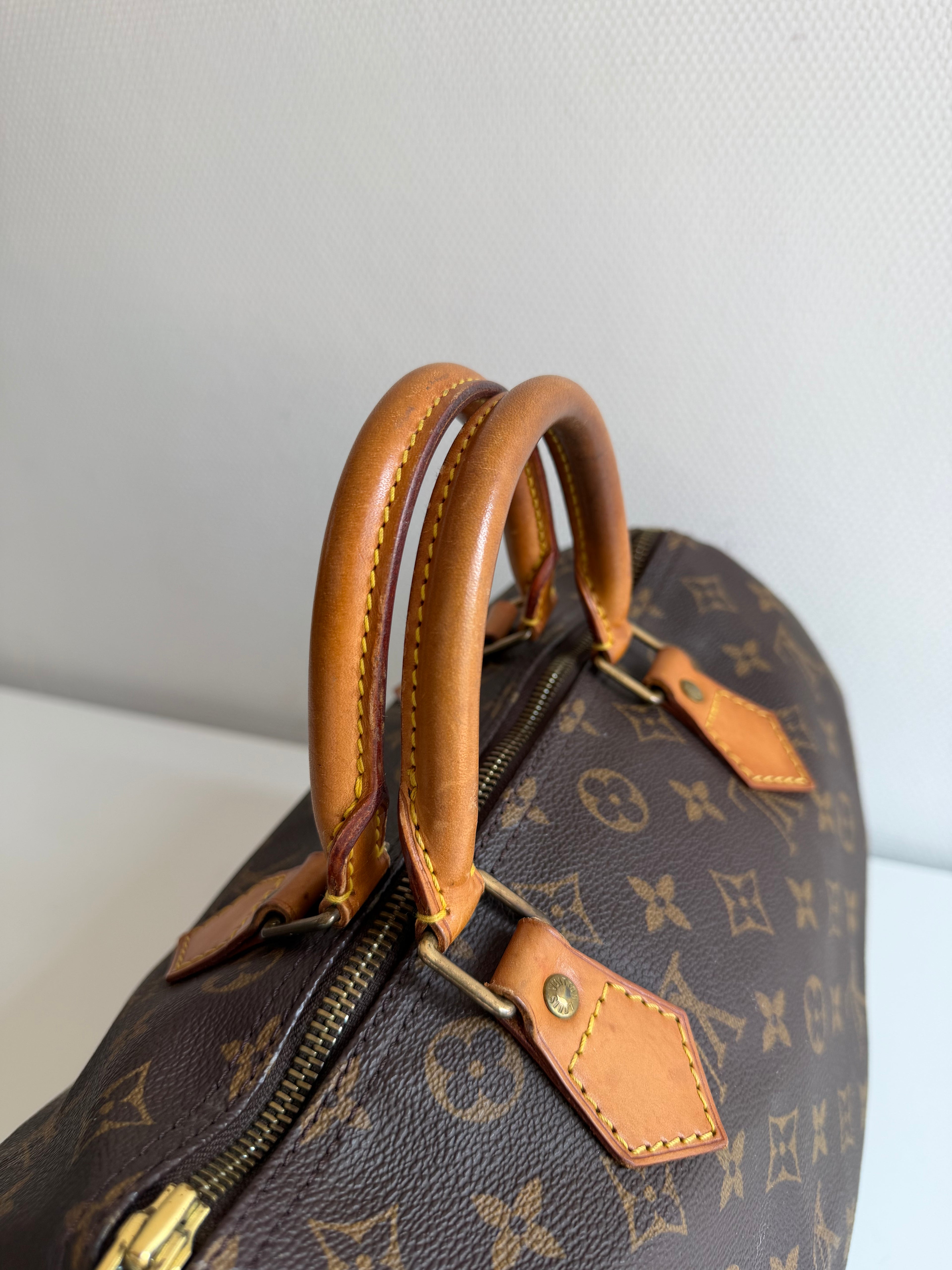 Speedy 30 en toile Monogram marron