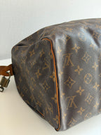 Speedy 30 en toile Monogram marron