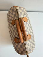 Speedy 30 en toile Damier blanc