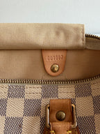 Speedy 30 en toile Damier blanc
