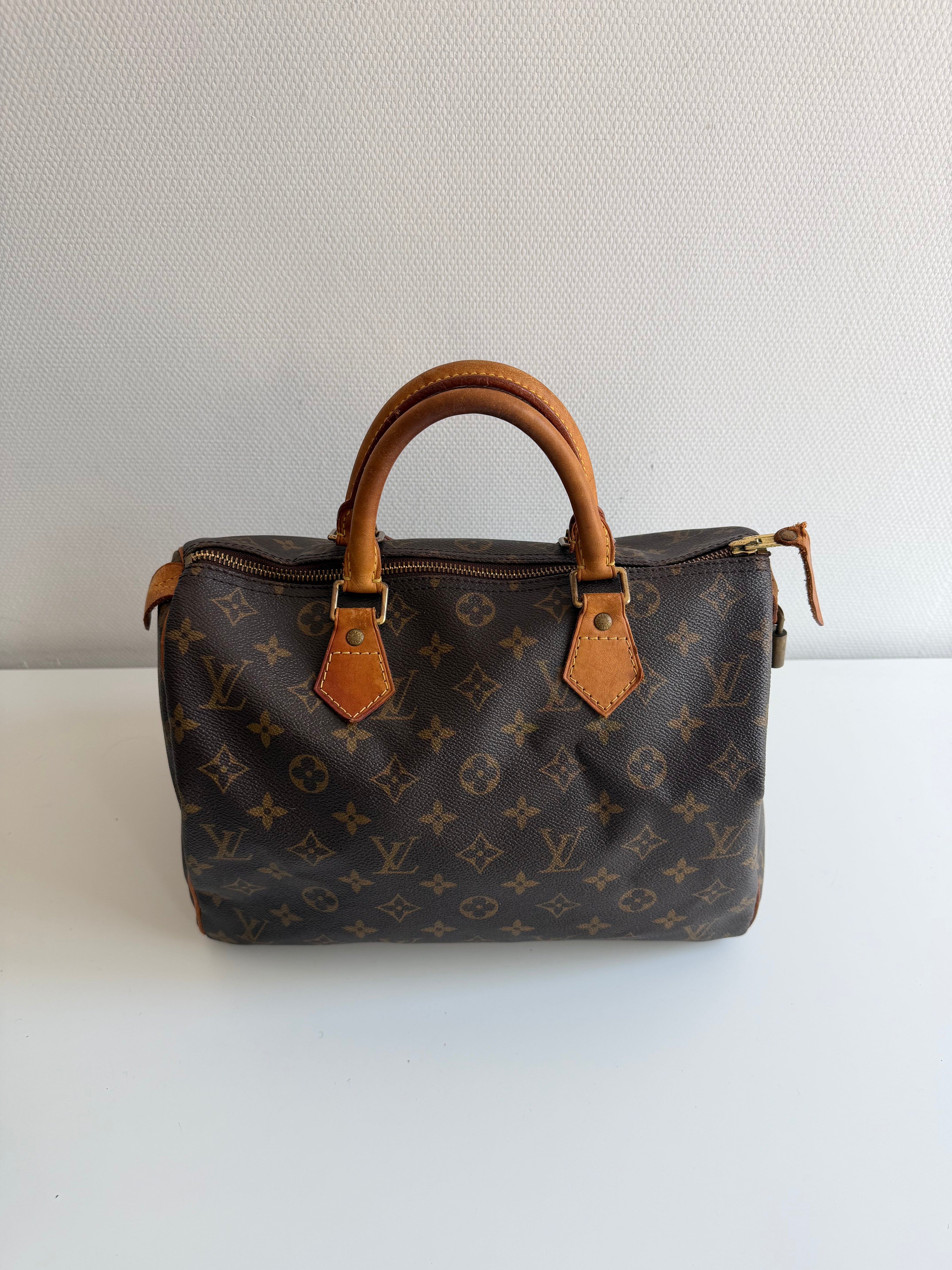 Speedy 30 en toile Monogram marron
