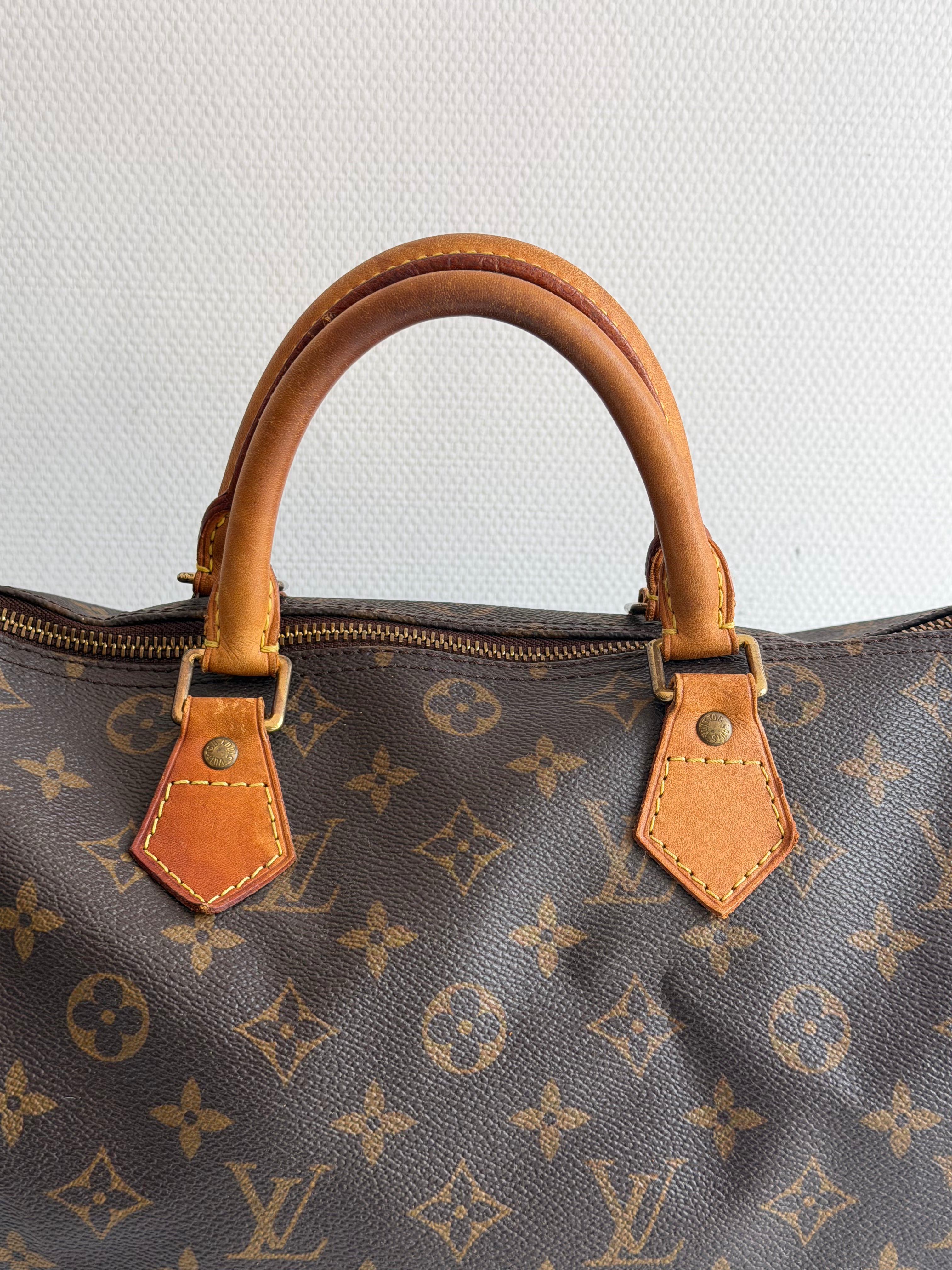Speedy 30 en toile Monogram marron