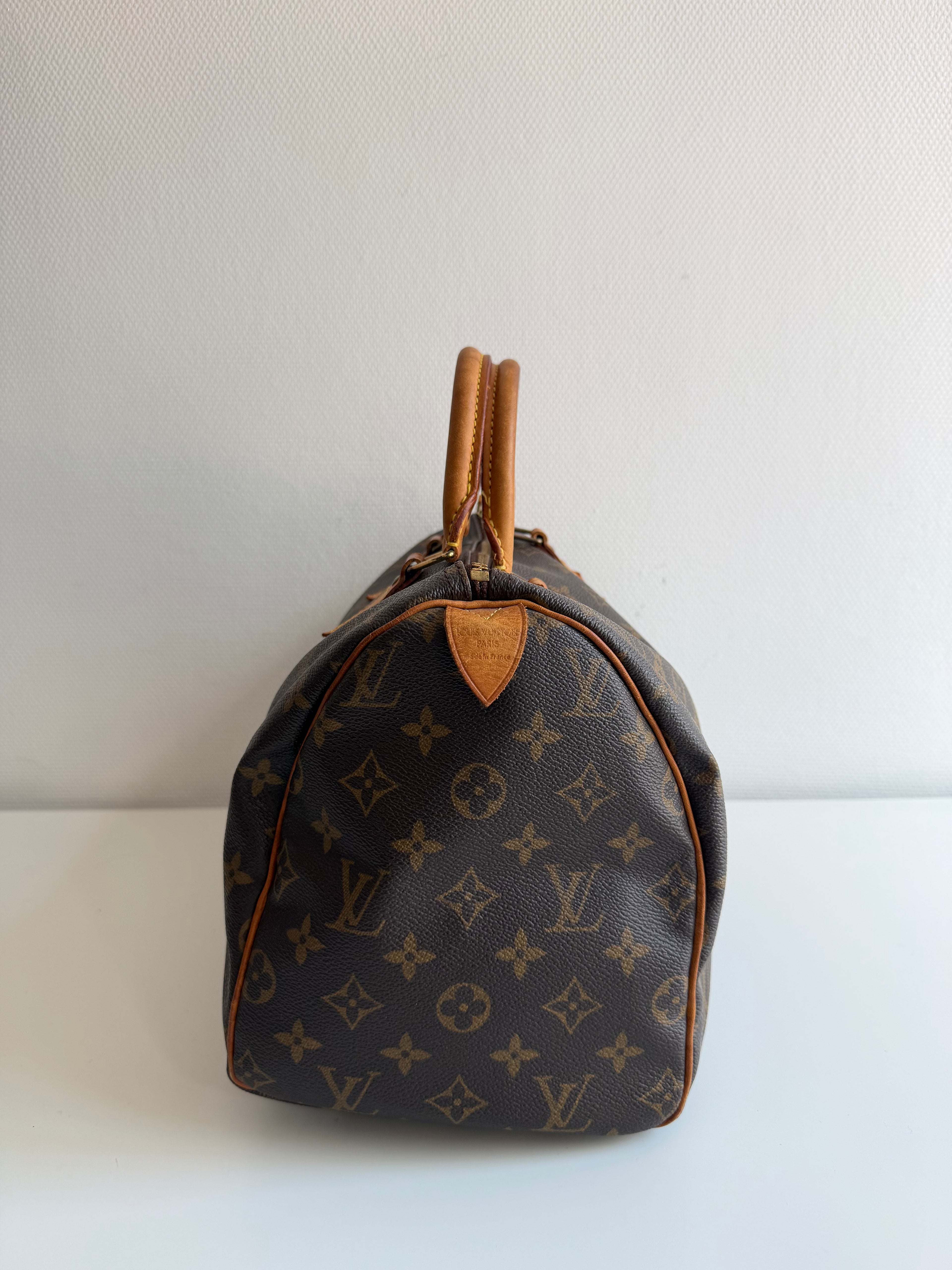 Speedy 30 en toile Monogram marron