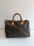 Speedy 30 en toile Monogram marron