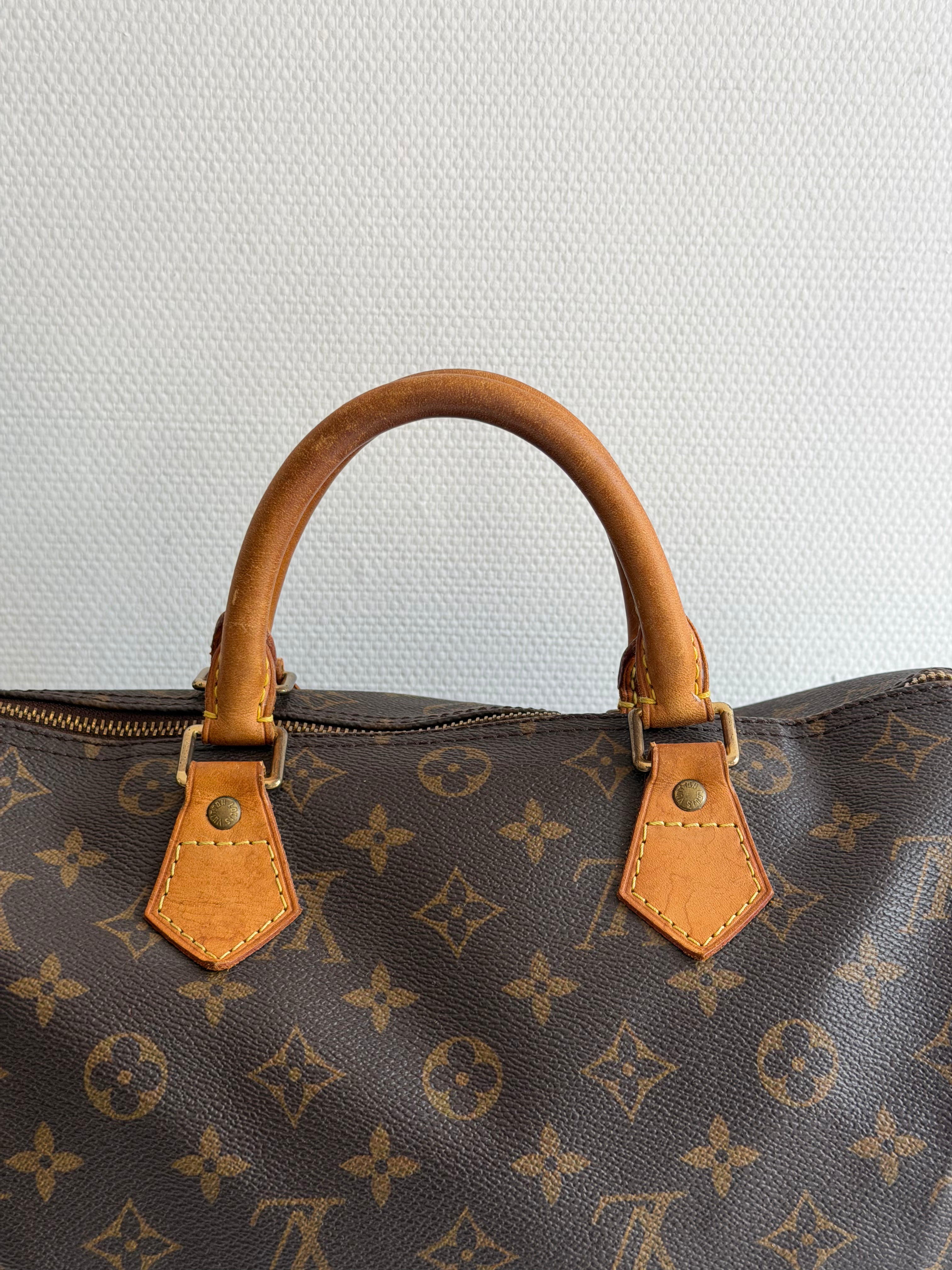 Speedy 30 en toile Monogram marron