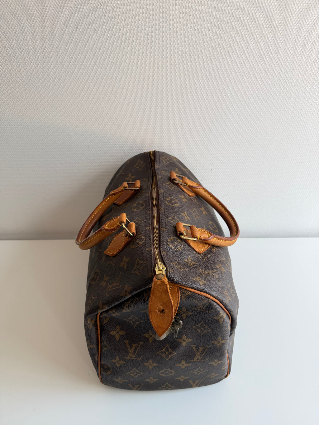 Speedy 30 en toile Monogram marron