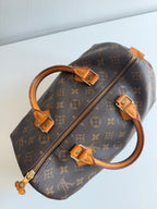 Speedy 30 en toile Monogram marron