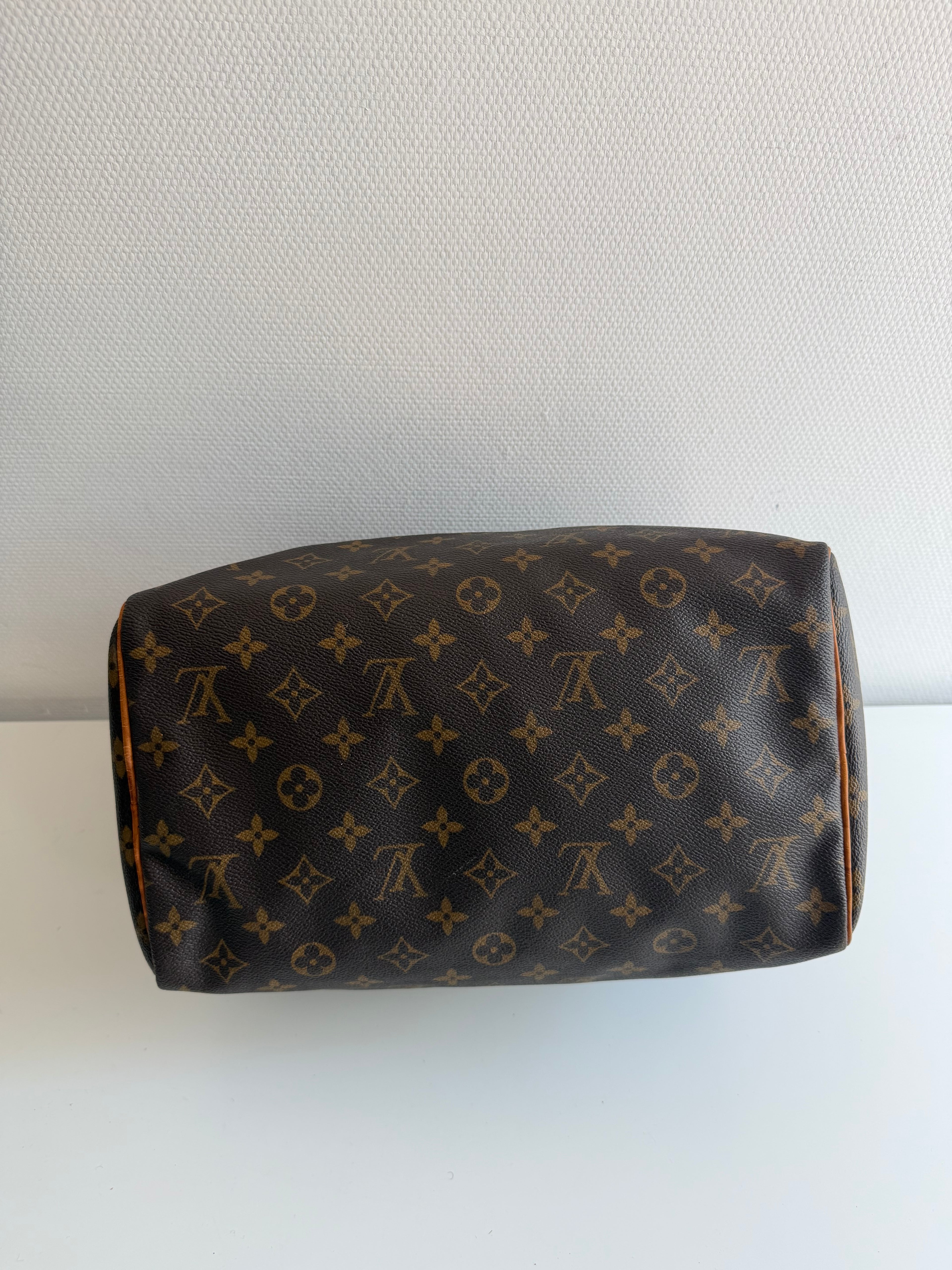 Speedy 30 en toile Monogram marron