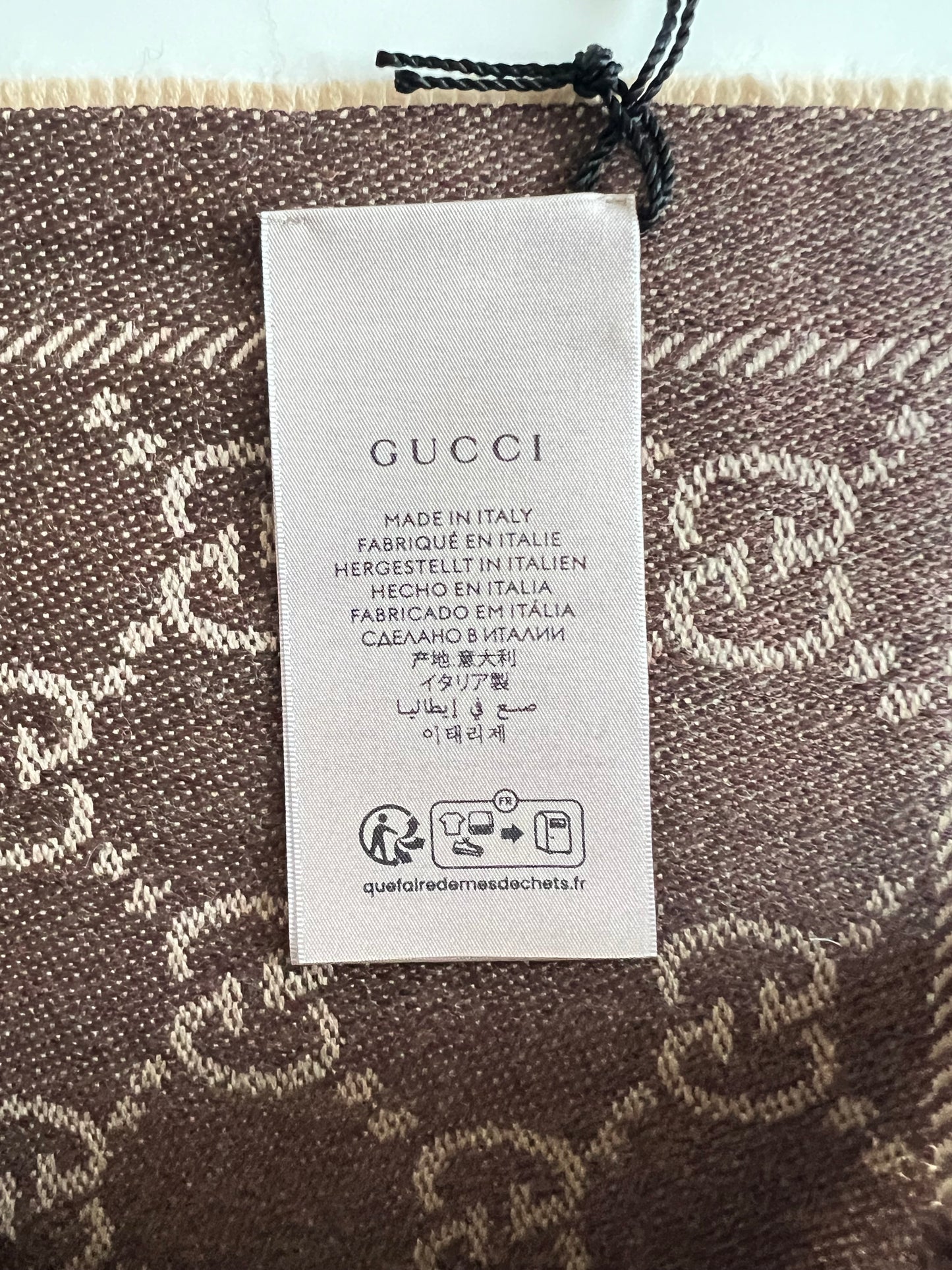 Echarpe Gucci réversible