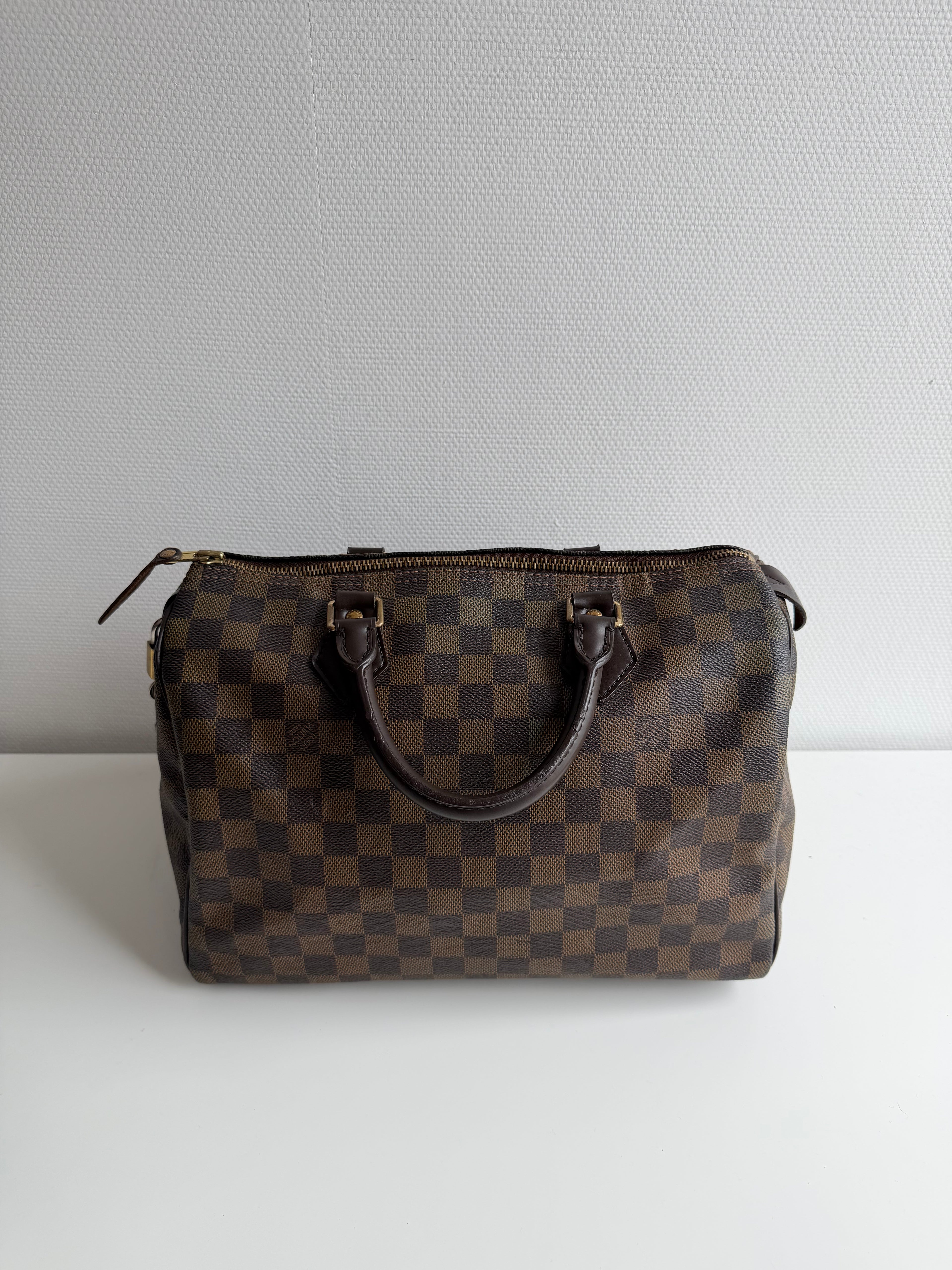 Speedy 30 en toile damier
