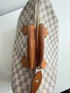 Speedy 35 en toile damier Blanc