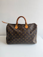 Speedy 35 en toile monogram marron