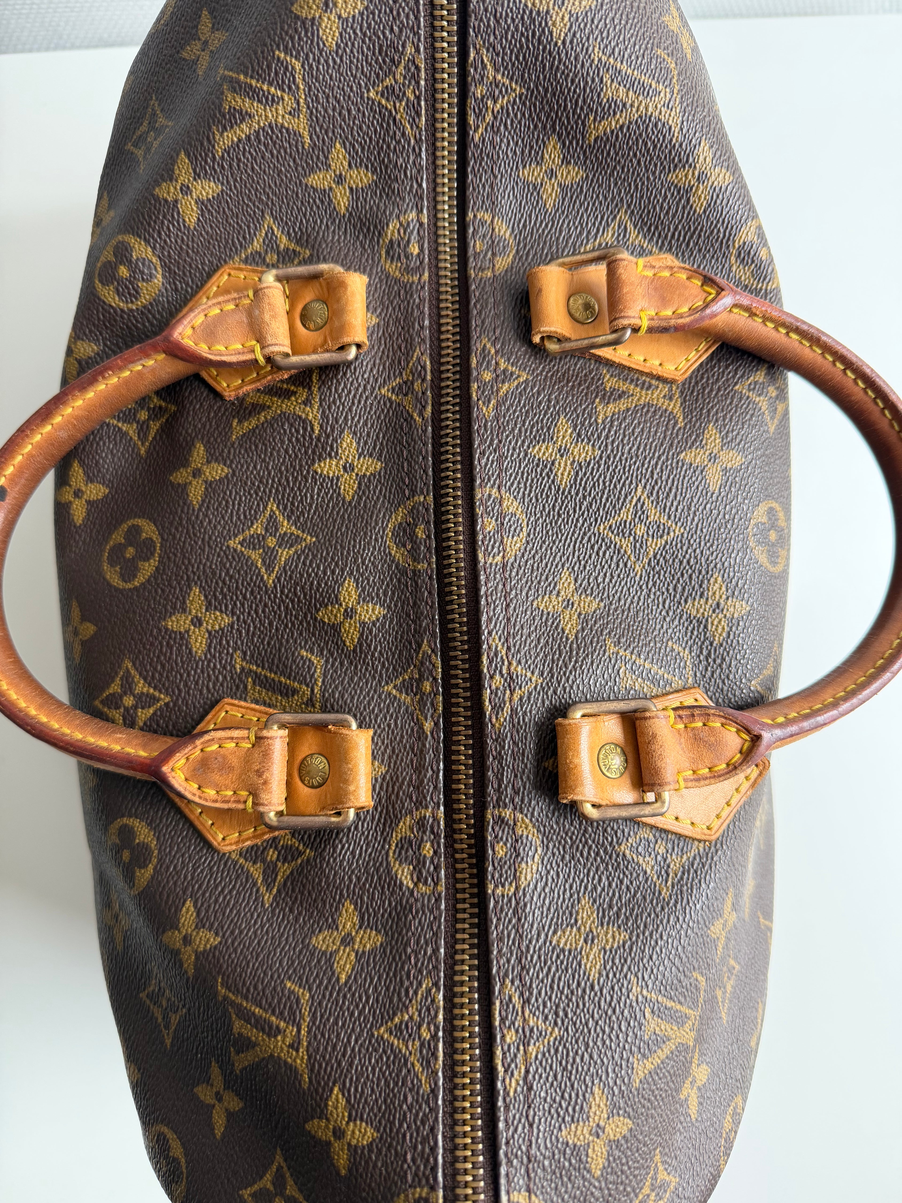 Speedy 35 en toile monogram marron