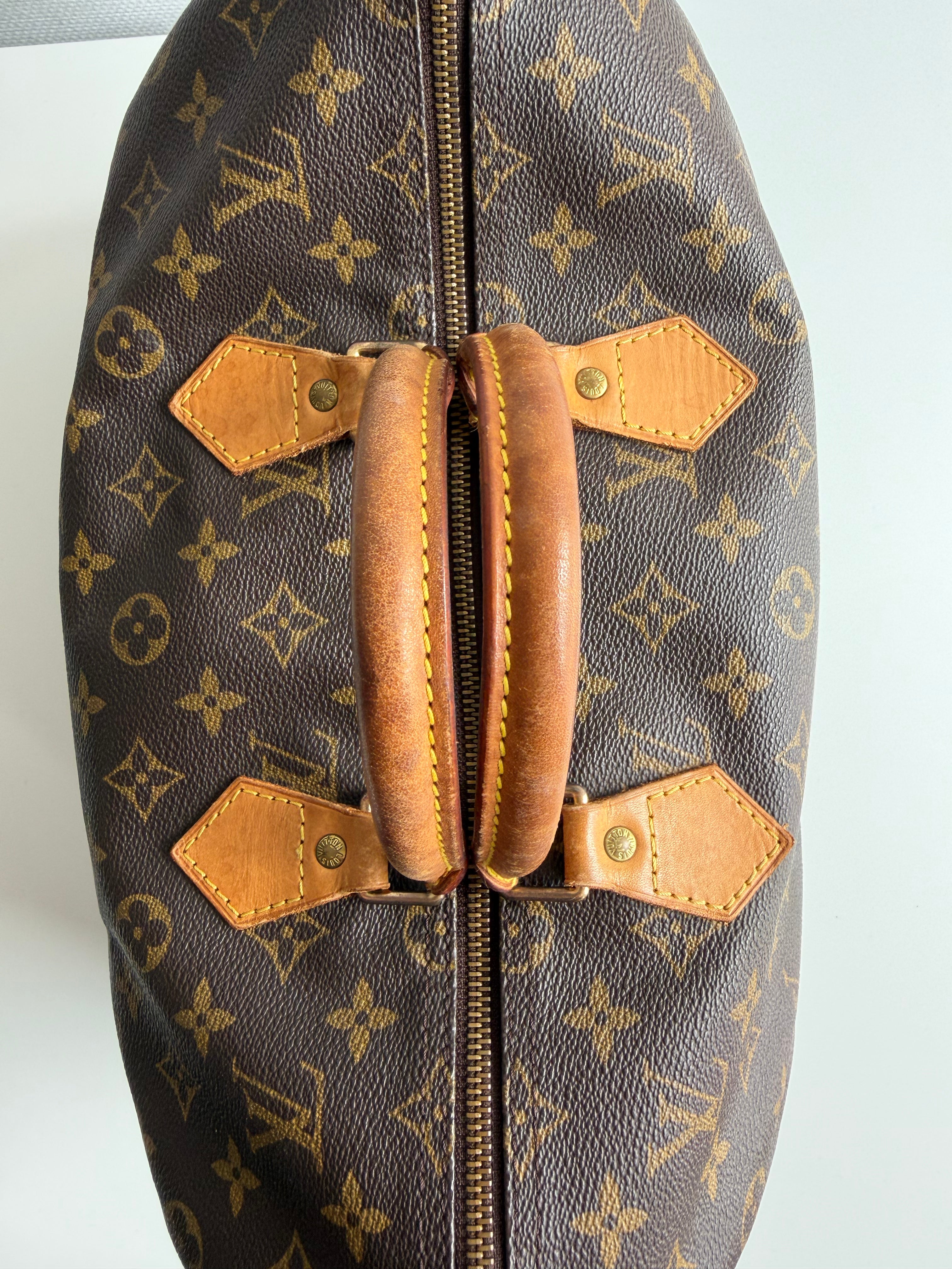 Speedy 35 en toile monogram marron