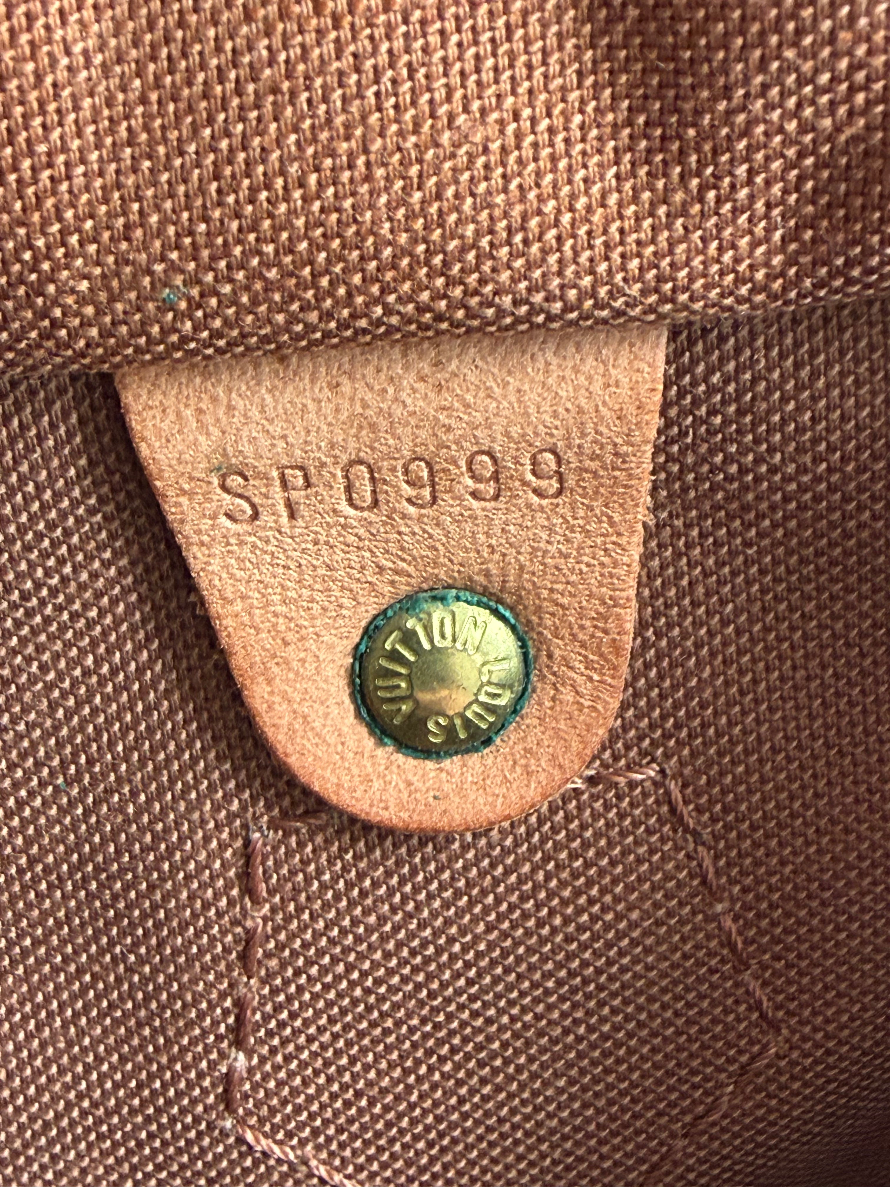 Speedy 35 en toile monogram marron
