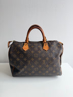 Speedy 30 en toile monogram marron
