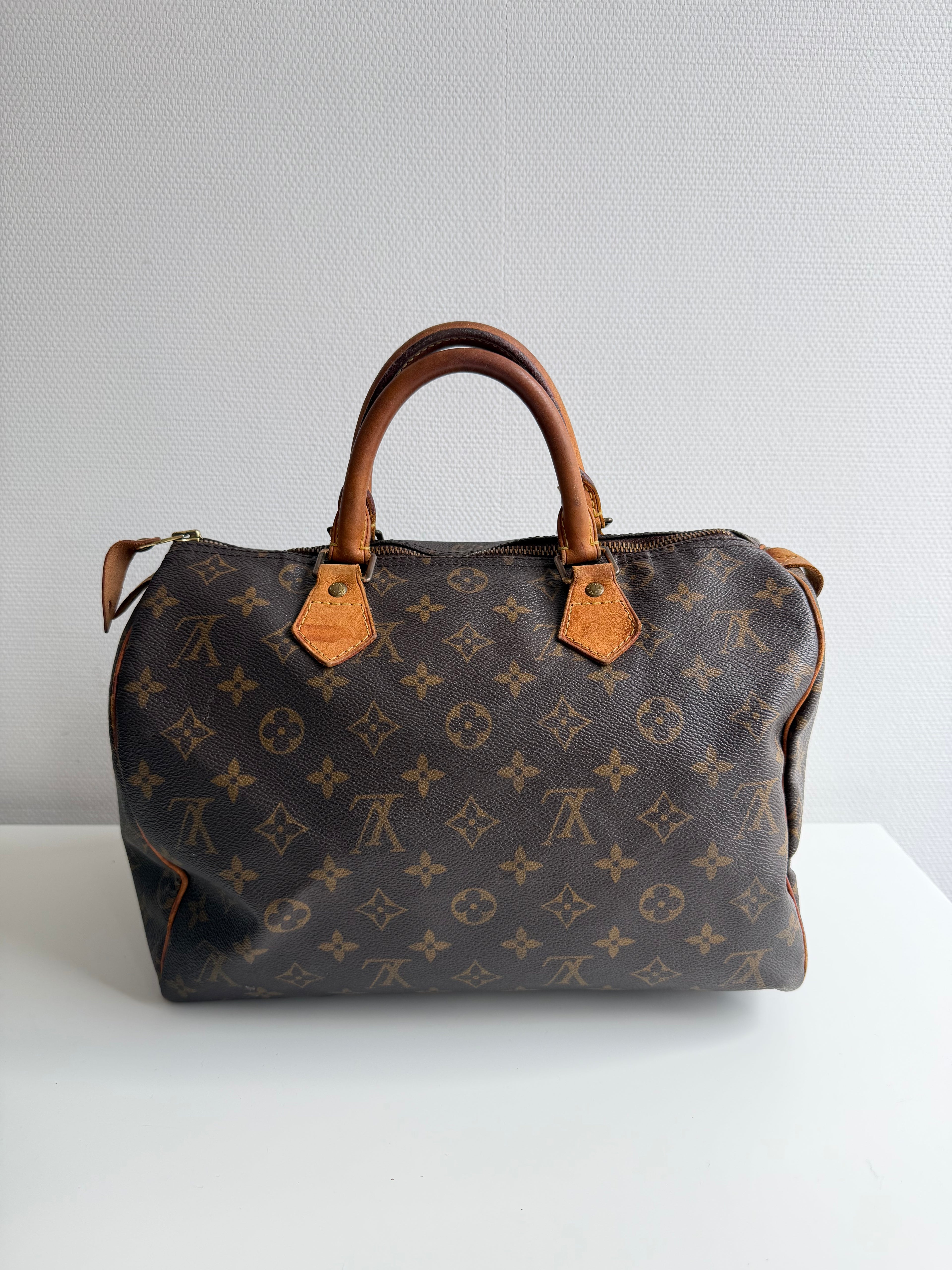 Speedy 30 en toile monogram marron
