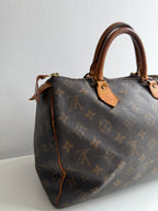 Speedy 30 en toile monogram marron