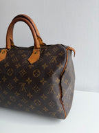 Speedy 30 en toile monogram marron