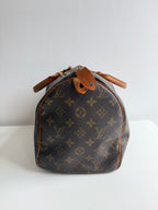 Speedy 30 en toile monogram marron