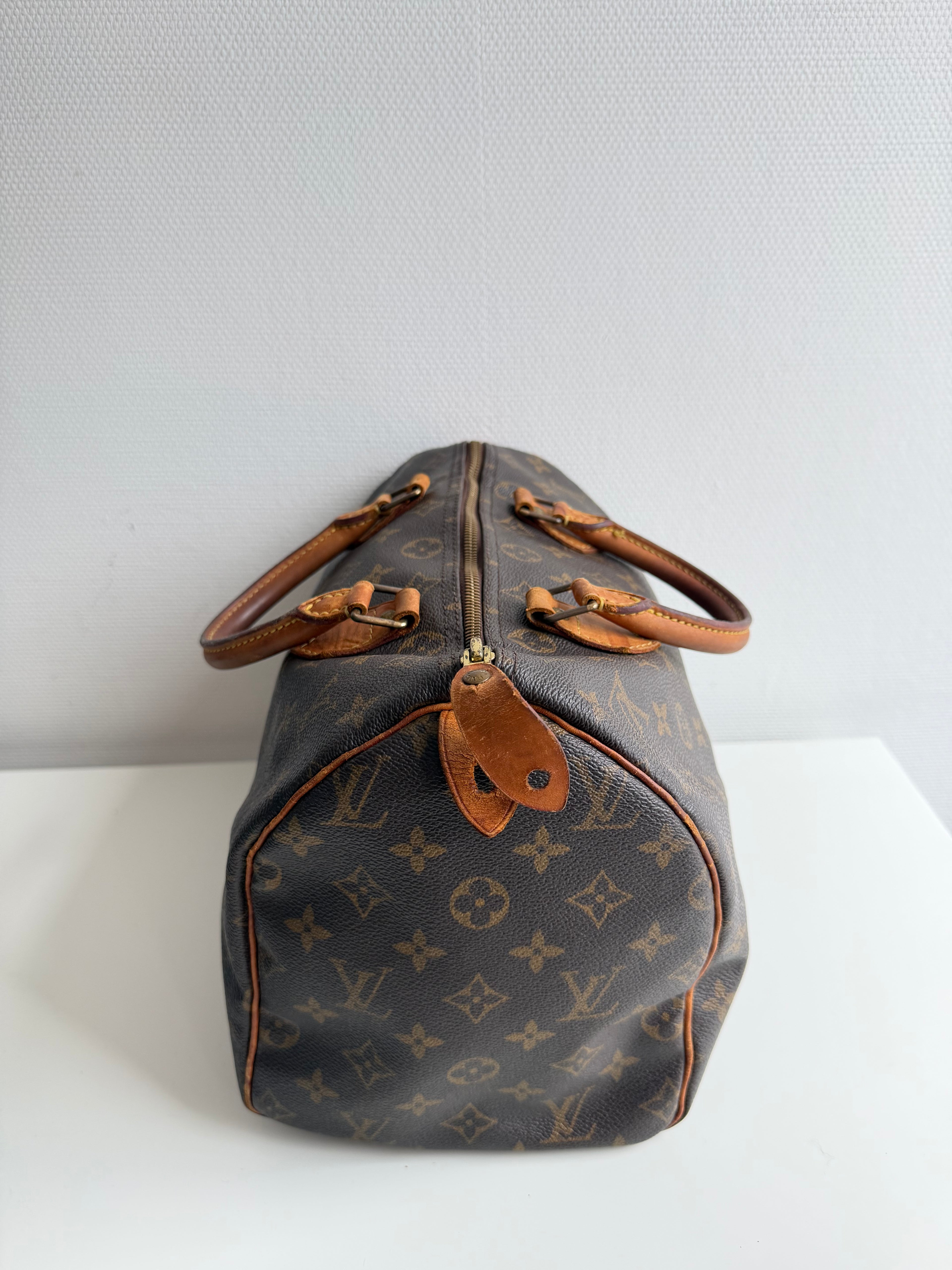 Speedy 30 en toile monogram marron