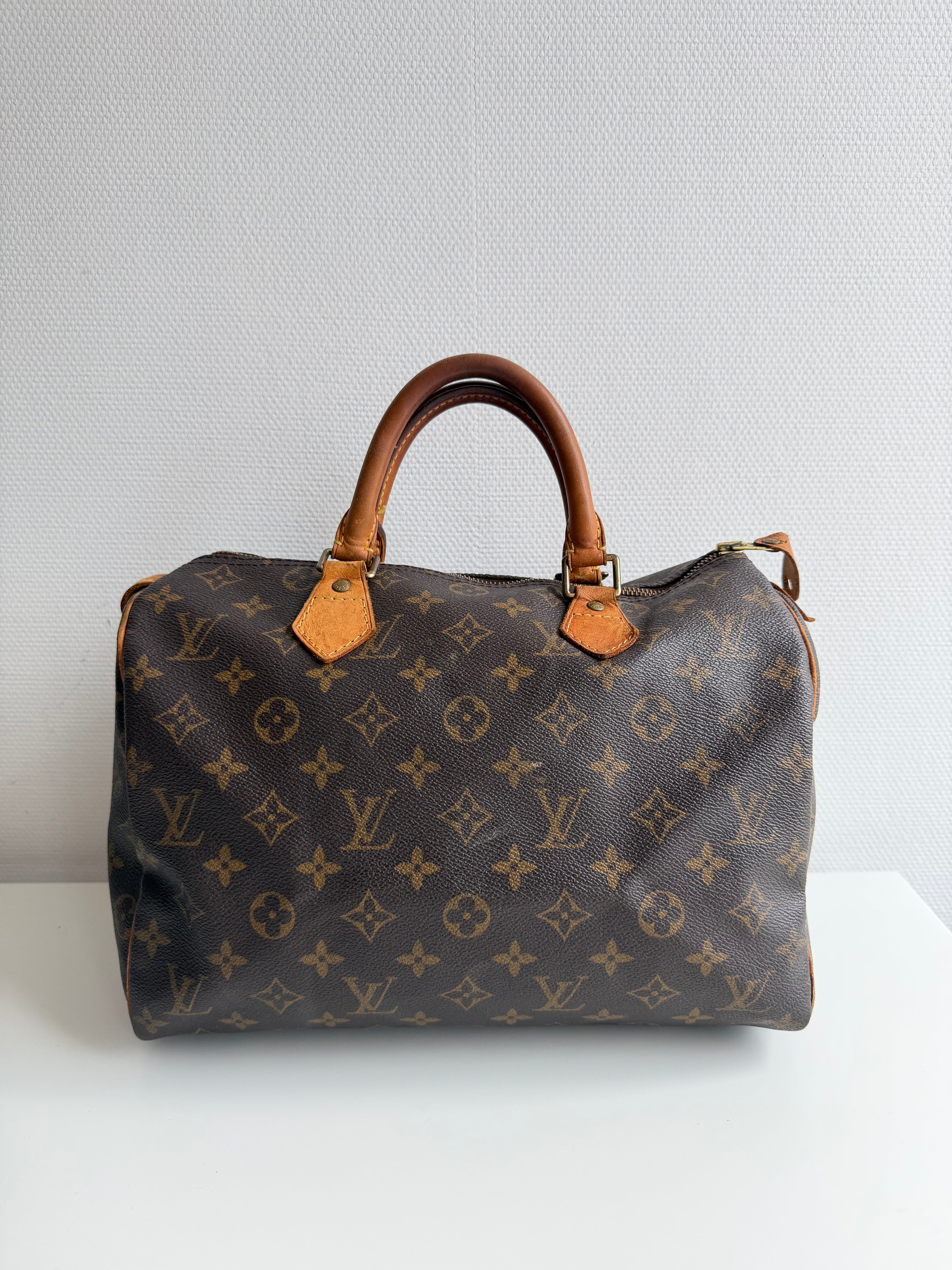 Speedy 30 en toile monogram marron