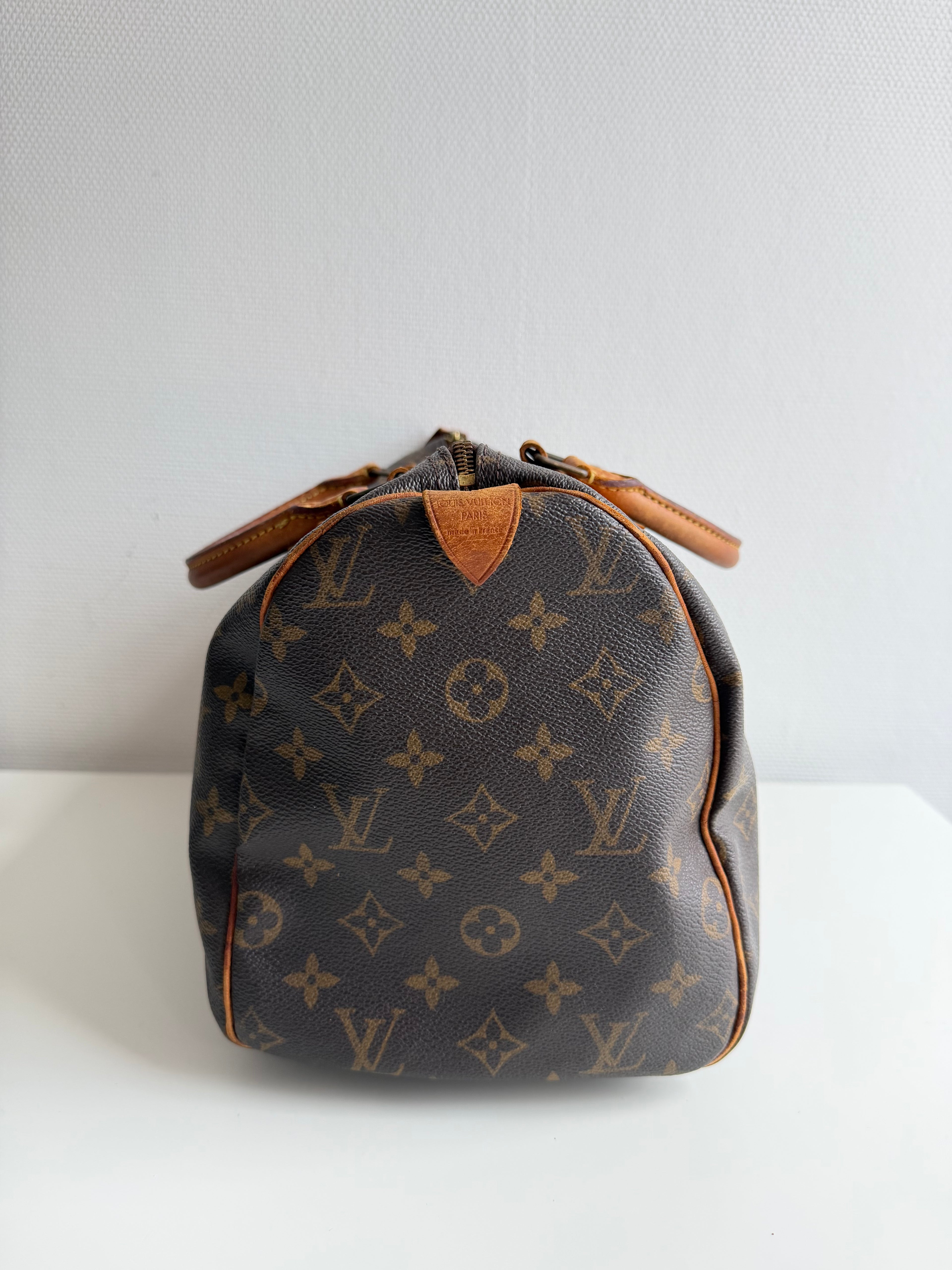 Speedy 30 en toile monogram marron