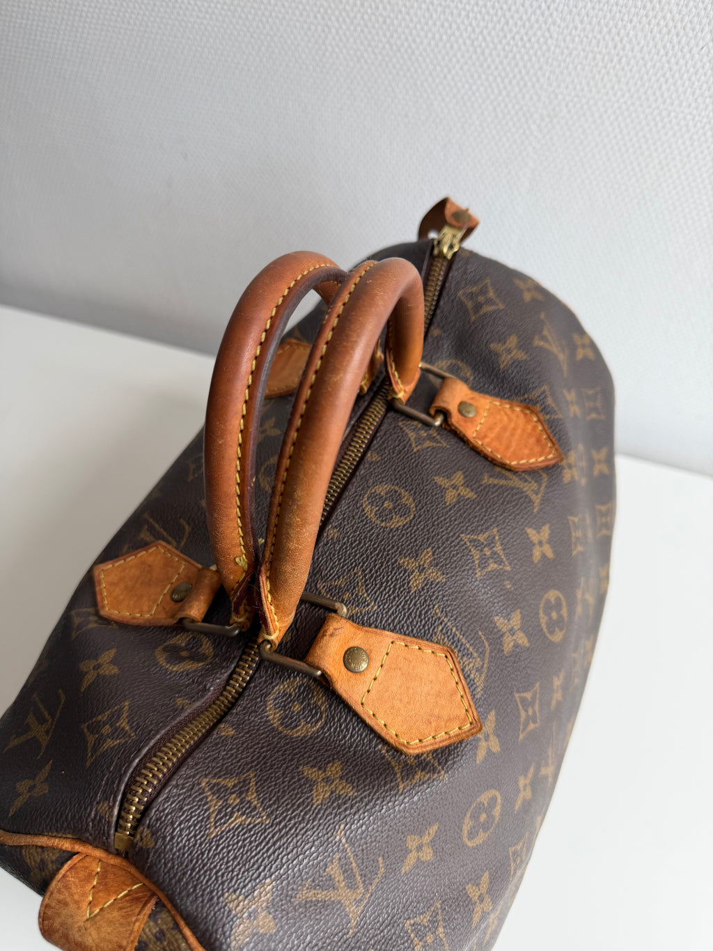 Speedy 30 en toile monogram marron