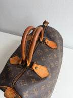 Speedy 30 en toile monogram marron